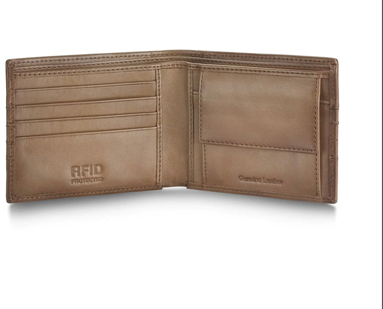 Titan  RFID Protected Anti Theft Wallet in Tan TW230LM1TN