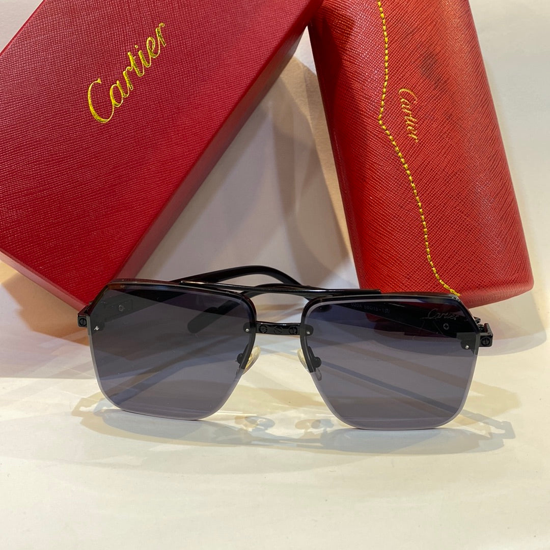 RAC Black Frame Black Shade Unisex Branded 020A 58 15-150