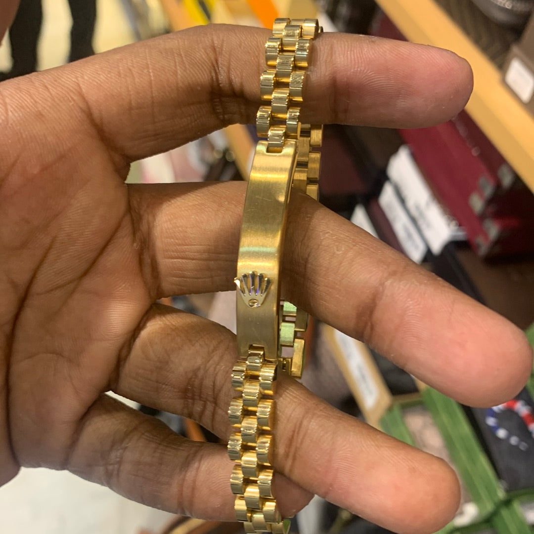 ROL LOR  Gold Design Chain Bracelet Men 502358