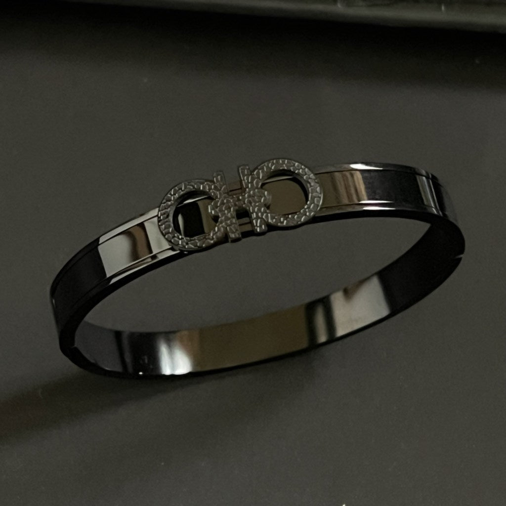 Black Design Chain Bracelet Men 502354