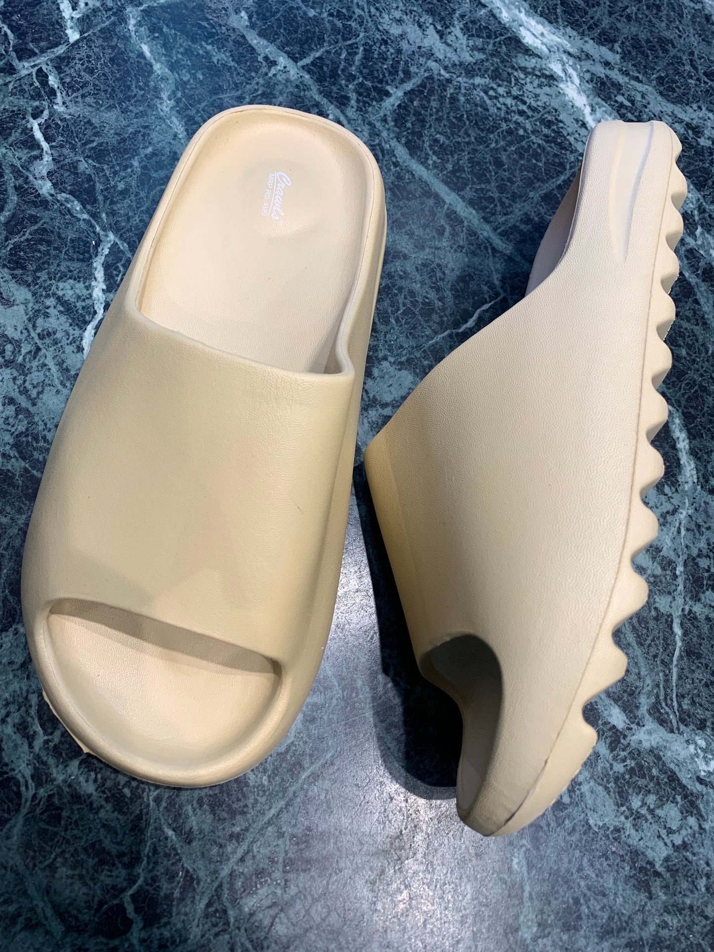 Cream Fat Summer Slippers
