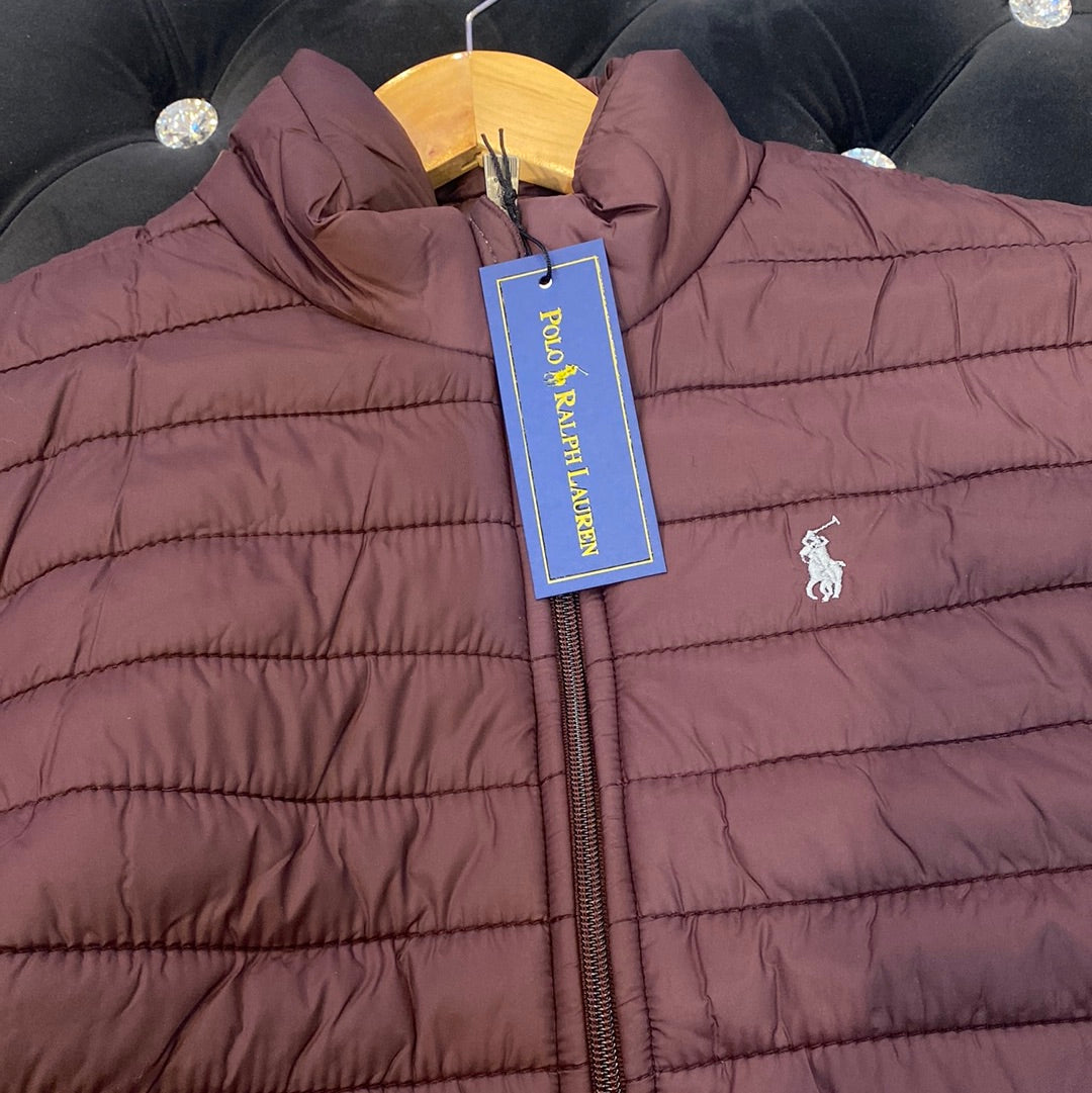 POL LOP Brown Colour Lightweight Imported Quality Puffer Jackets 9382