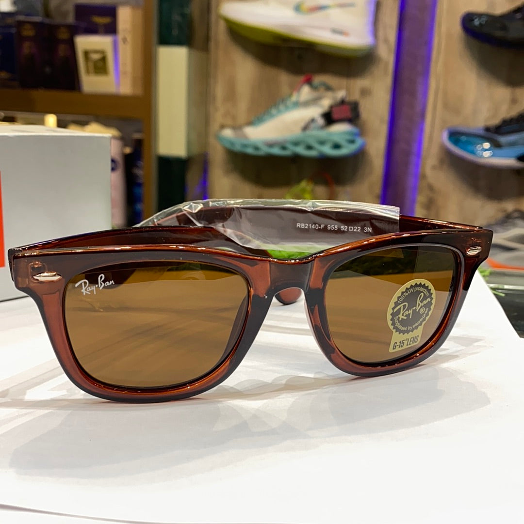 Glossy Brown Shades Sunglass 2145